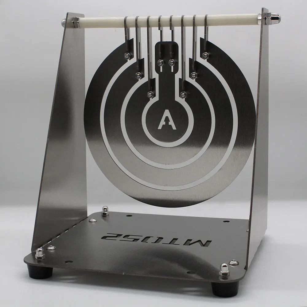 MT052 Blanco tiro giratorio acero inox airsoft BB de entrenamiento