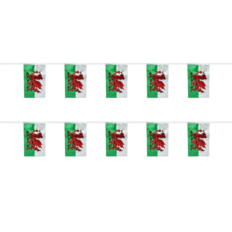 Banderín de Gales para decoración de fiestas y festivales