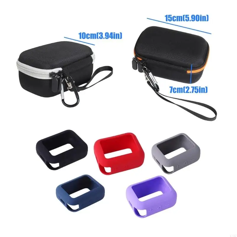 Funda silicona altavoz Bluetooth GO 4 a prueba de golpes con bolsa - imagen 2