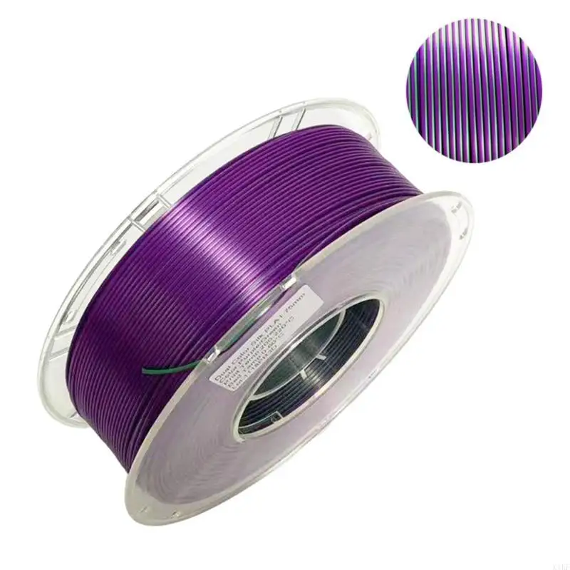 Zijde PLA filamento 3D impresion 1.75mm 1000g