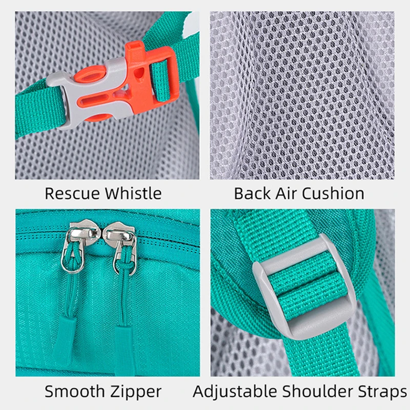 Mochila táctica ligera reflectante para trekking, senderismo y viaje - imagen 5