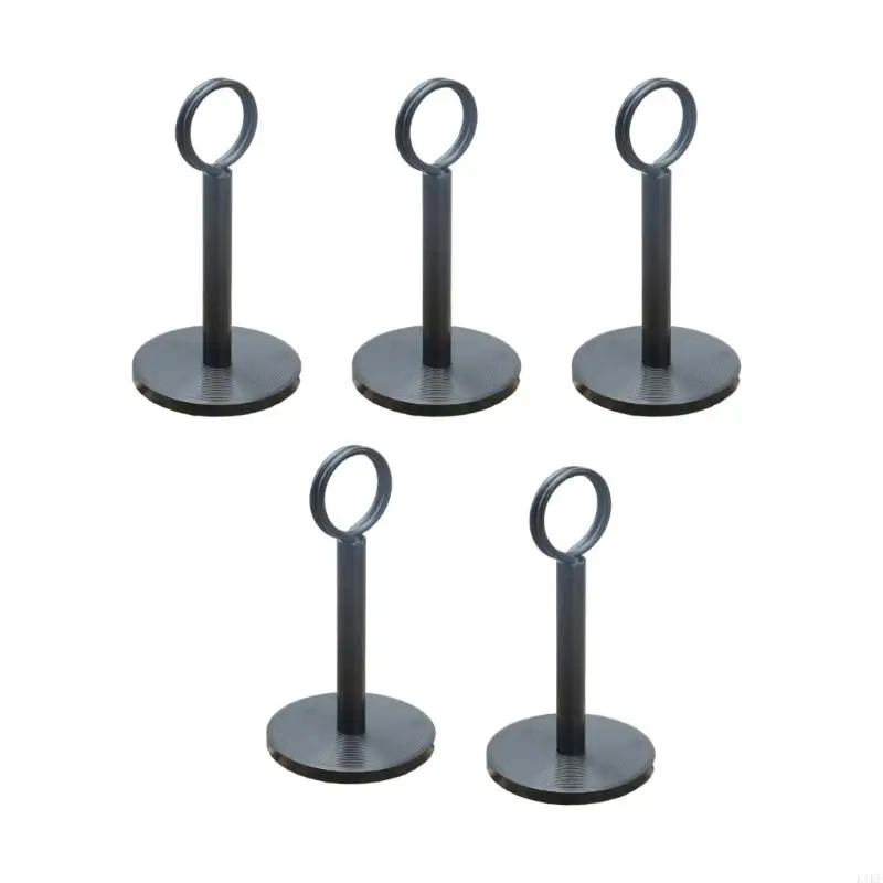 Clips metálicos redondos para credenciales y fotos - imagen 2