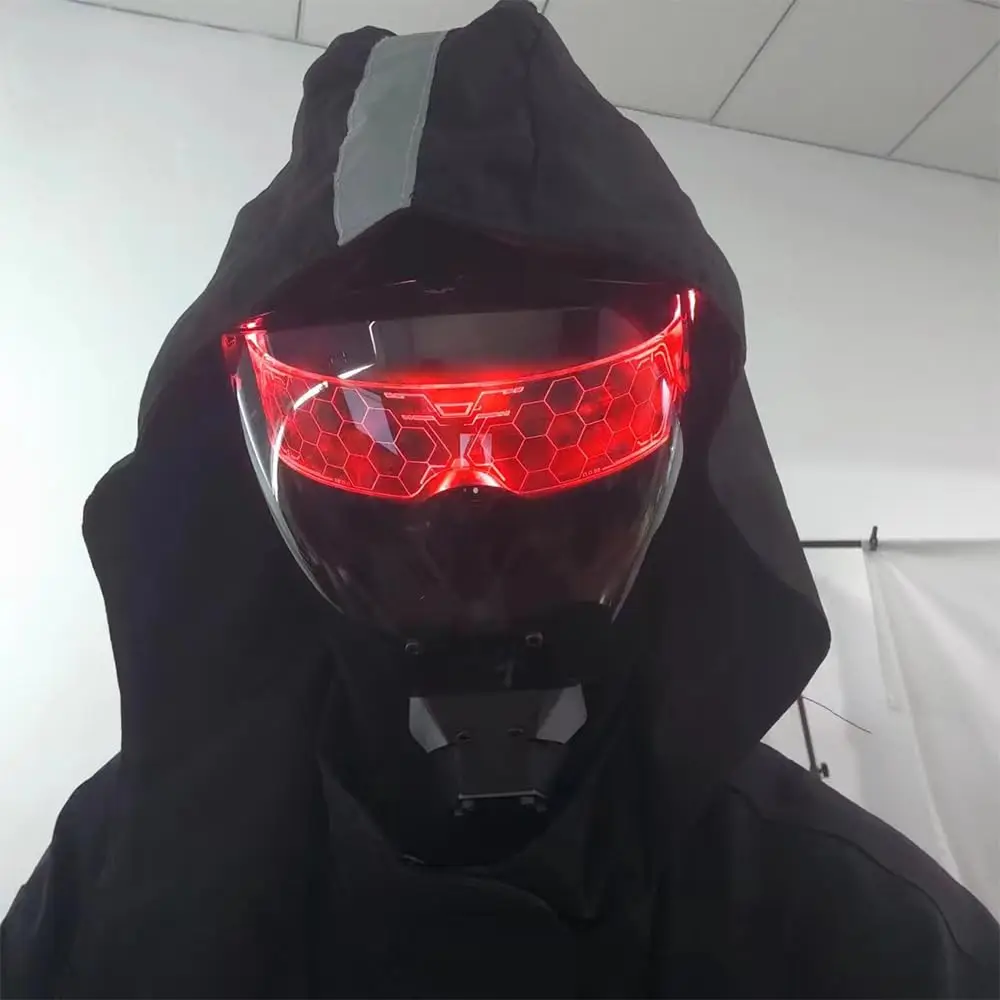 Máscara táctica airsoft ciberpunk mecánica para cosplay Halloween - imagen 2