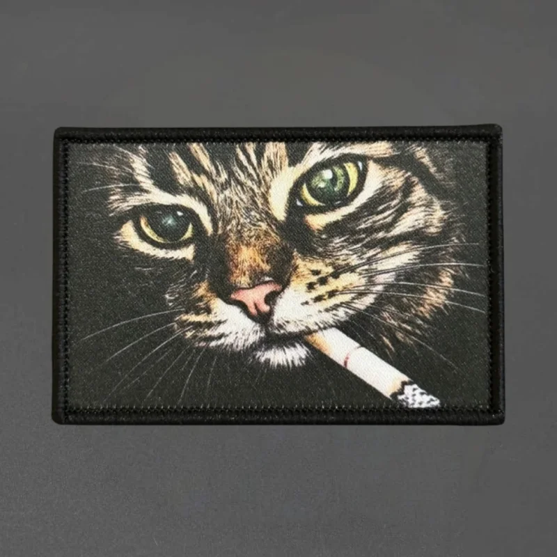 Parches tácticos de gato con gancho y bucle para mochilas - imagen 5