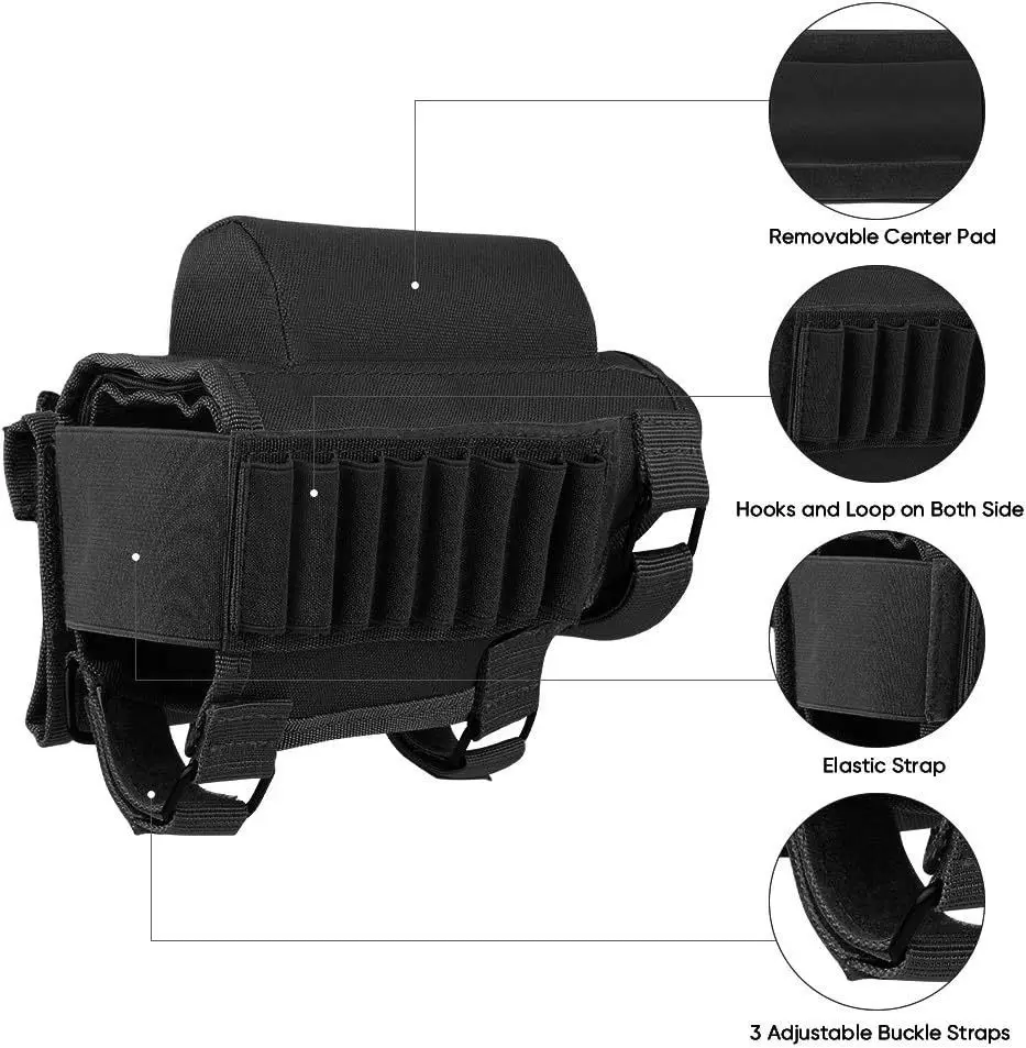 Bolsa de culata táctica con portamuniciones MOLLE - imagen 4
