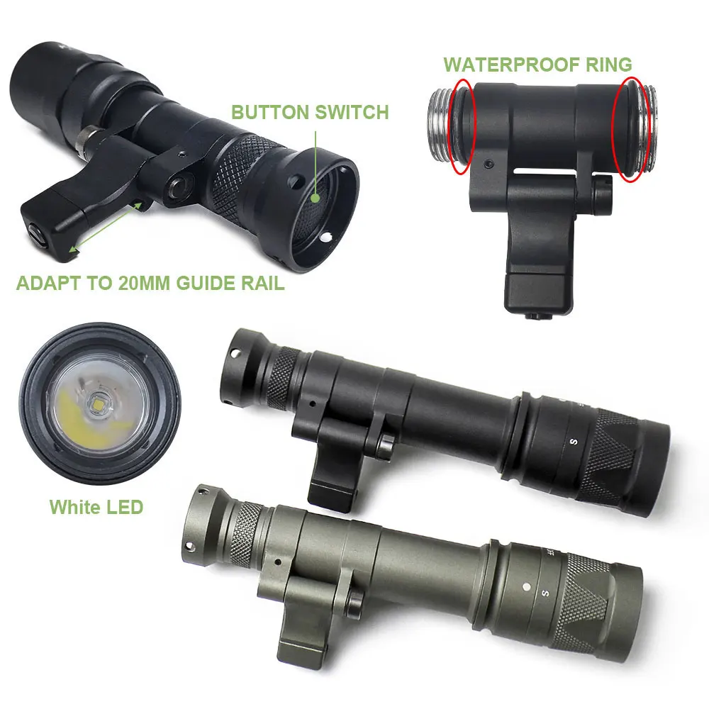 SOTAC M640V Linterna Táctica MLOK con Soporte Picatinny - imagen 3