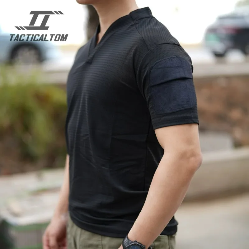 Camiseta táctica Velocity Style hombre manga corta secado rápido - imagen 2