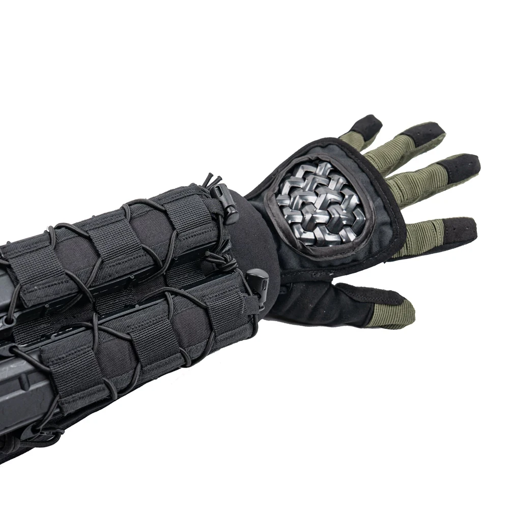 Protectores de manos tácticos anti-impacto para palma y dorso - imagen 2