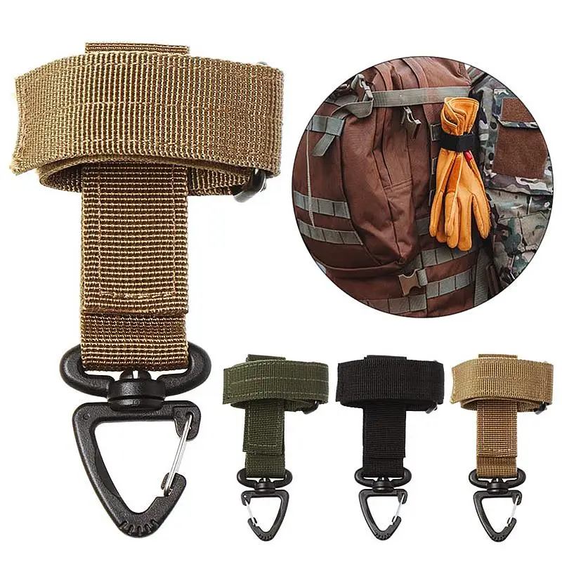 Clip táctico nailon Molle resistente para bolsas y cinturón ajustable - imagen 3