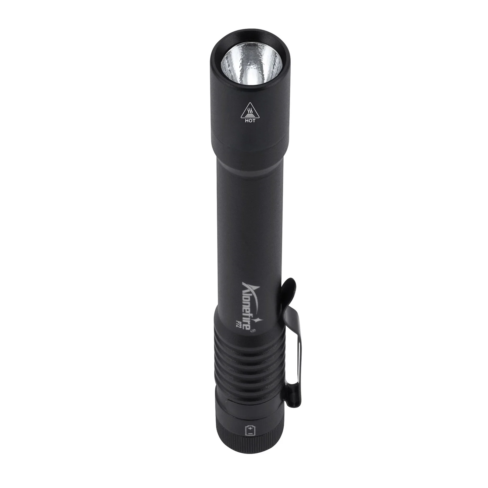 Alonefire P72 Linterna LED táctica de bolsillo aluminio para exterior
