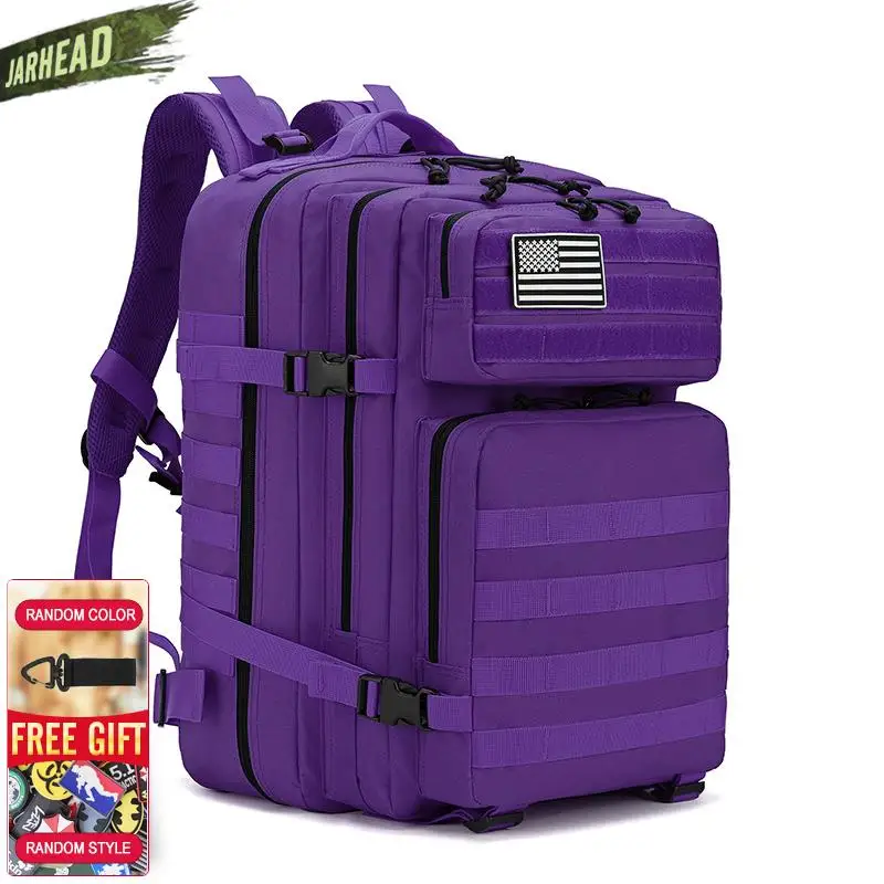 Mochila táctica camuflaje exterior multiusos ripstop MOLLE - imagen 4