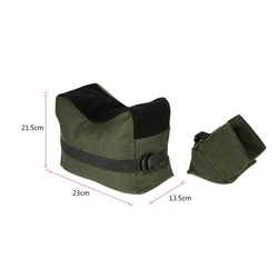 Banco de tiro táctico para rifle – reposabrazos y bolsa de descanso