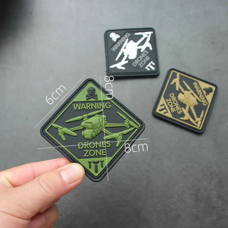 Parche táctico luminoso PVC 3D brillante MOLLE para chaleco y ropa - imagen 5