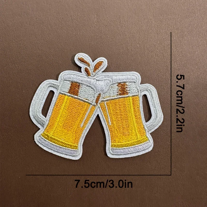 Parche bordado divertido de cerveza para ropa táctica y casual - imagen 3