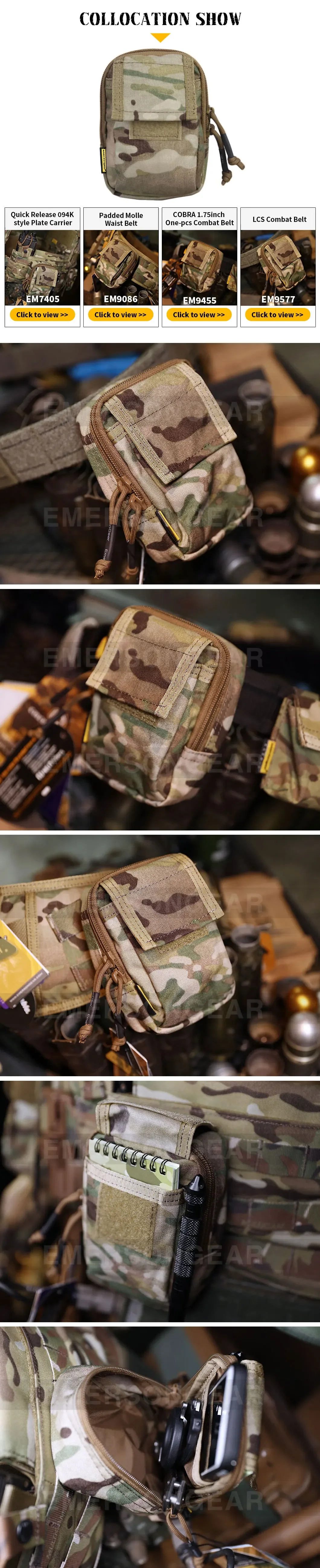 Sistema MOLLE de la riñonera