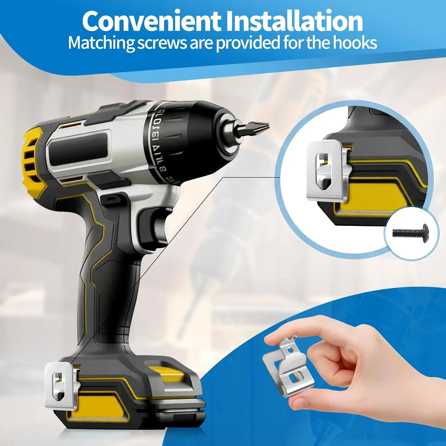 DeWalt clip para cinturón de taladro inalámbrico - imagen 4