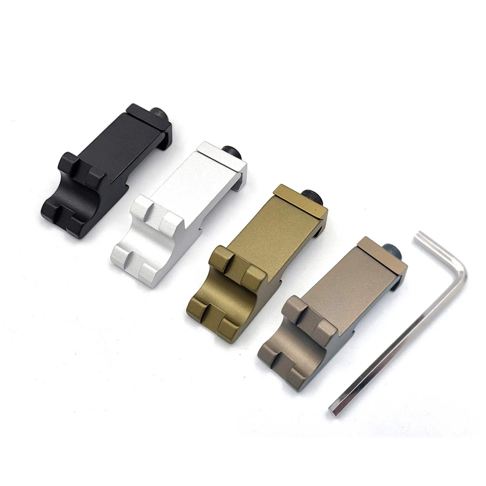 Adaptador lateral 45° para linterna táctica Picatinny - imagen 2