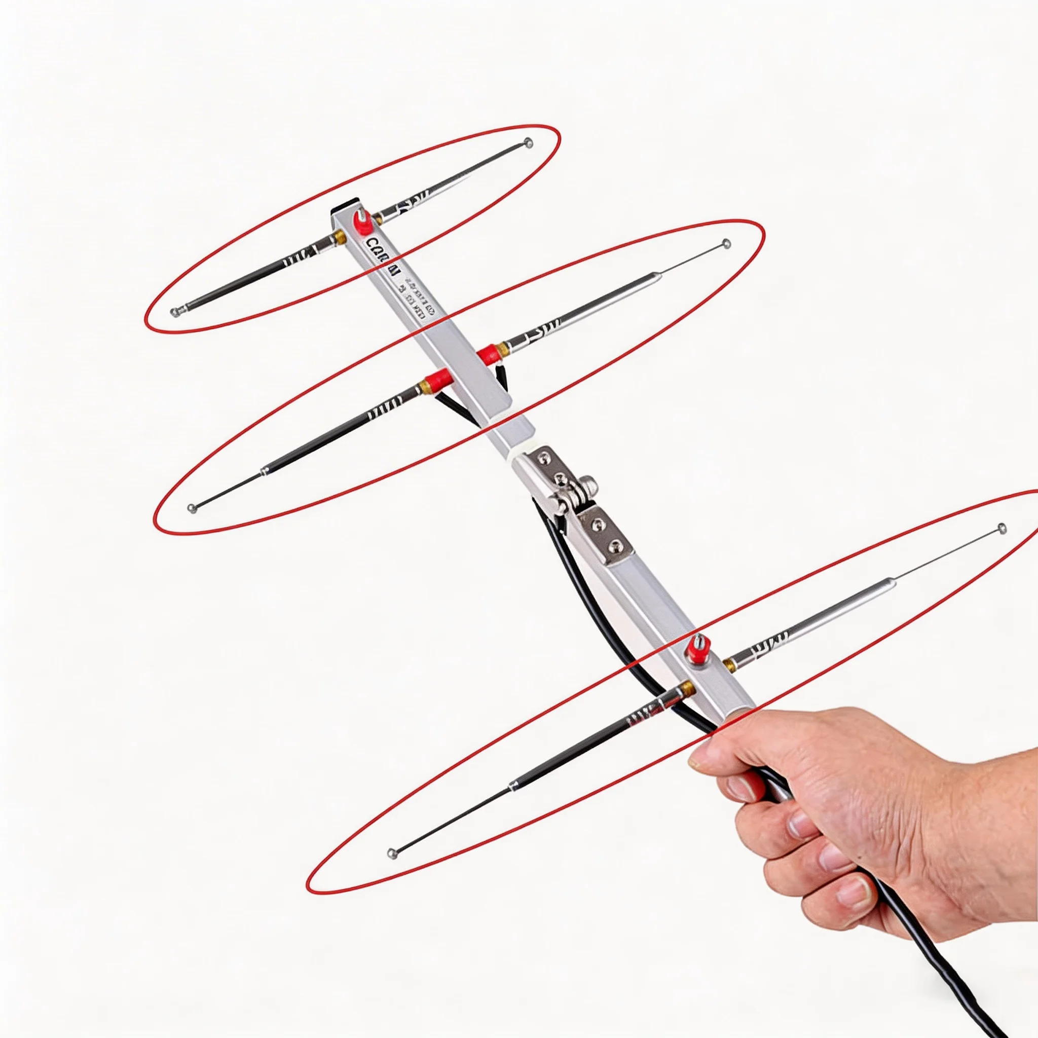 Antena Yagi portátil alta ganancia UV de banda ancha para radio - imagen 4