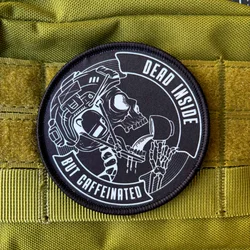 Parche táctico calavera soldado – Insignia moral gancho y bucle