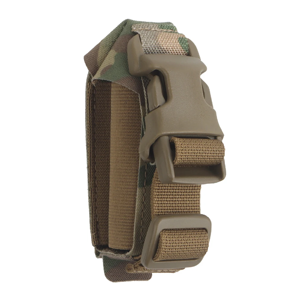 Porta granadas MOLLE compacta flexible con bolsillo elástico