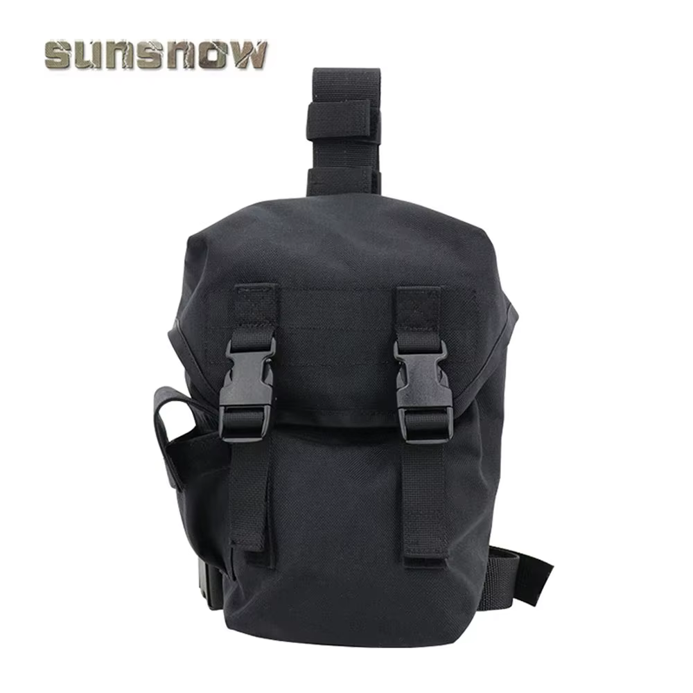 Bolsa táctica máscara de gas MOLLE para accesorios y piernas - imagen 3