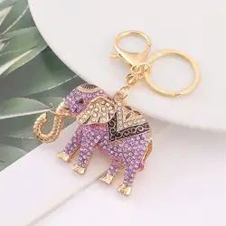 Hanban llavero metal diamantes de imitación elefante – Navidad