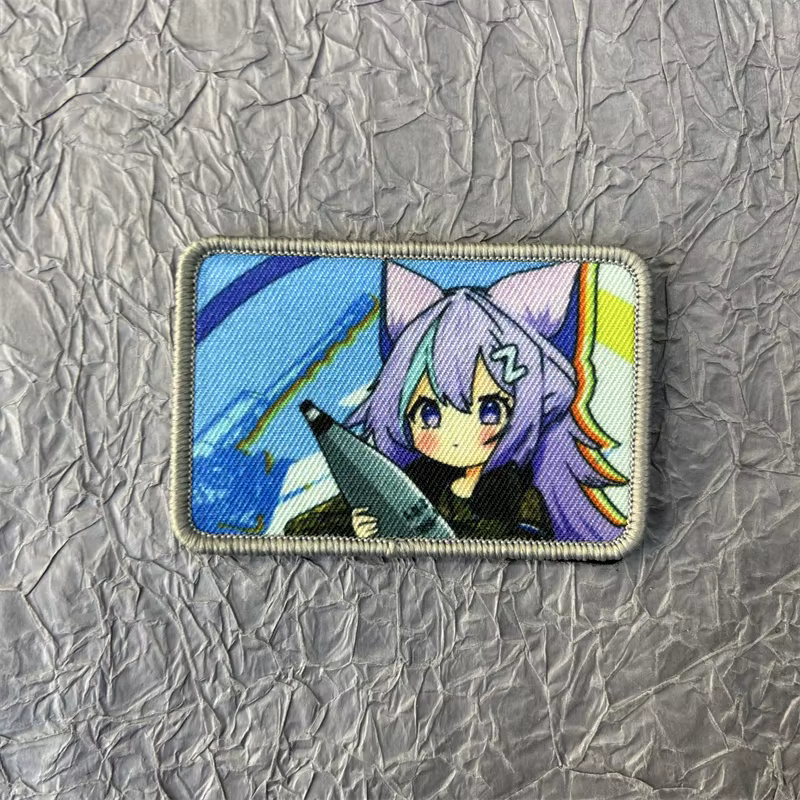 Parche anime militar - insignia táctica para mochila y sombrero - imagen 5