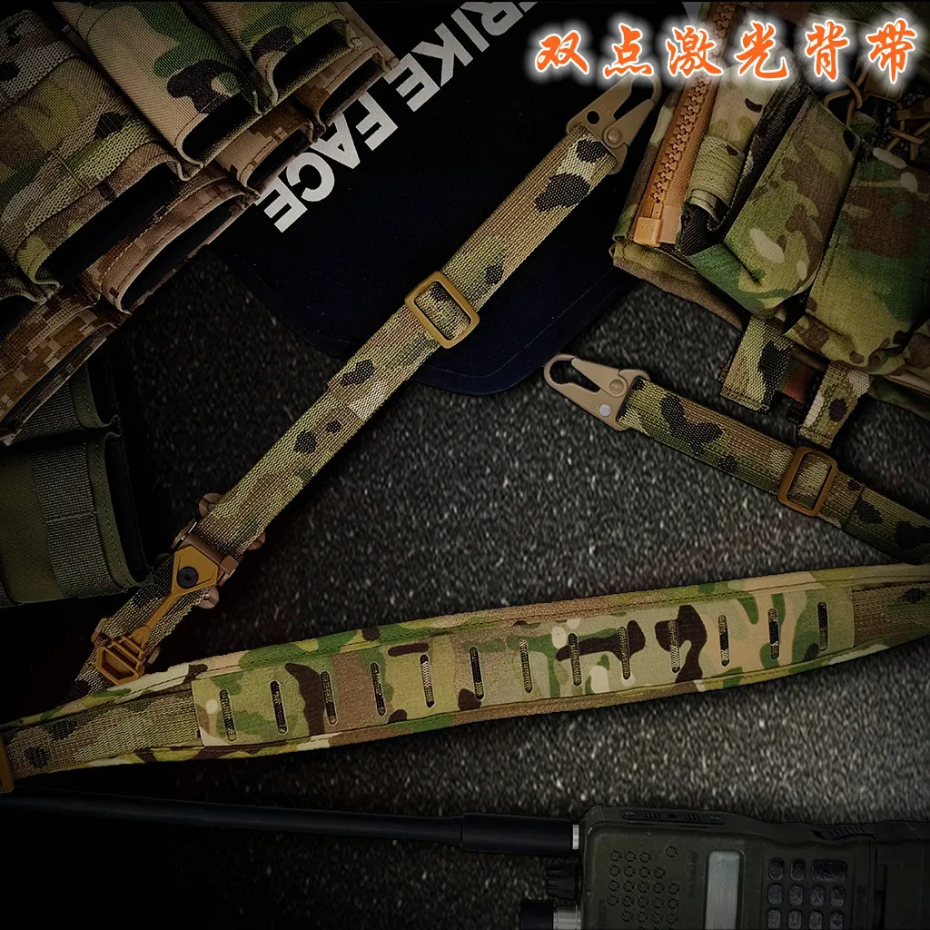 Correa bandolera táctica MOLLE modular ajustable para tiro