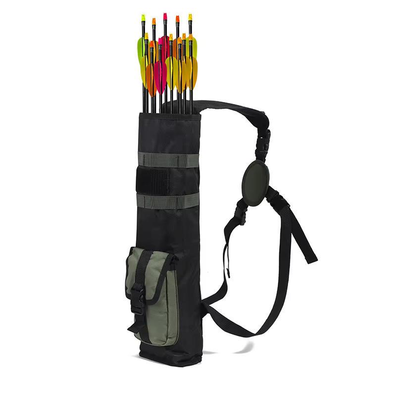 Porta-flechas táctico ligero MOLLE plegable, compacto para caza - imagen 4