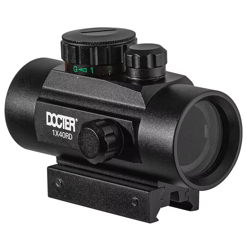 Mira táctica punto rojo 1x40 colimador riel 11mm 20mm caza - imagen 2