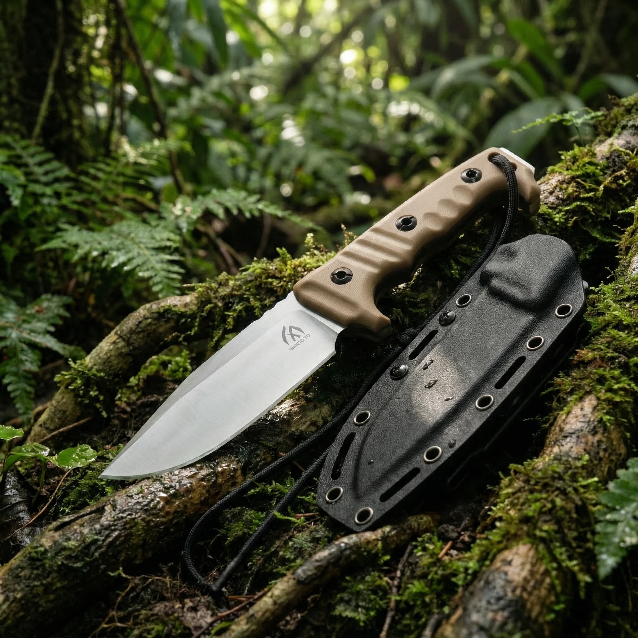 Cuchillo de hoja fija para exterior de calidad y senderismo - imagen 2