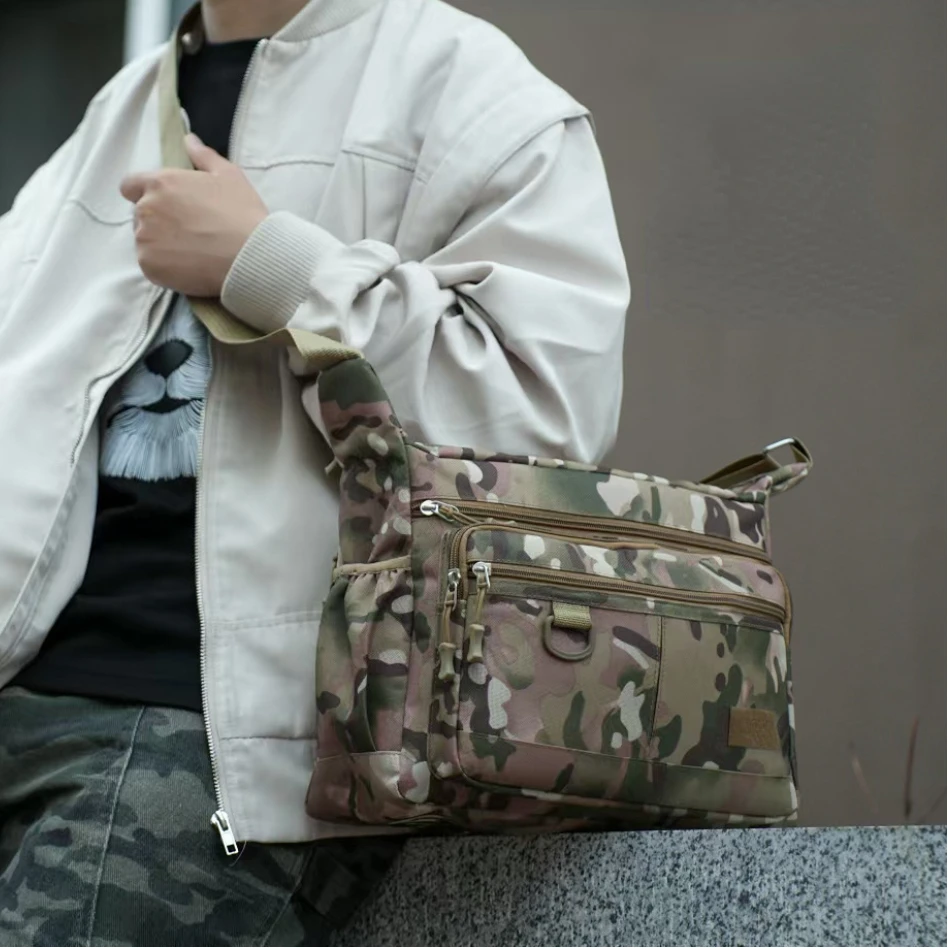 Bolso táctico camuflaje todo terreno, bandolera cruzada capacidad - imagen 2