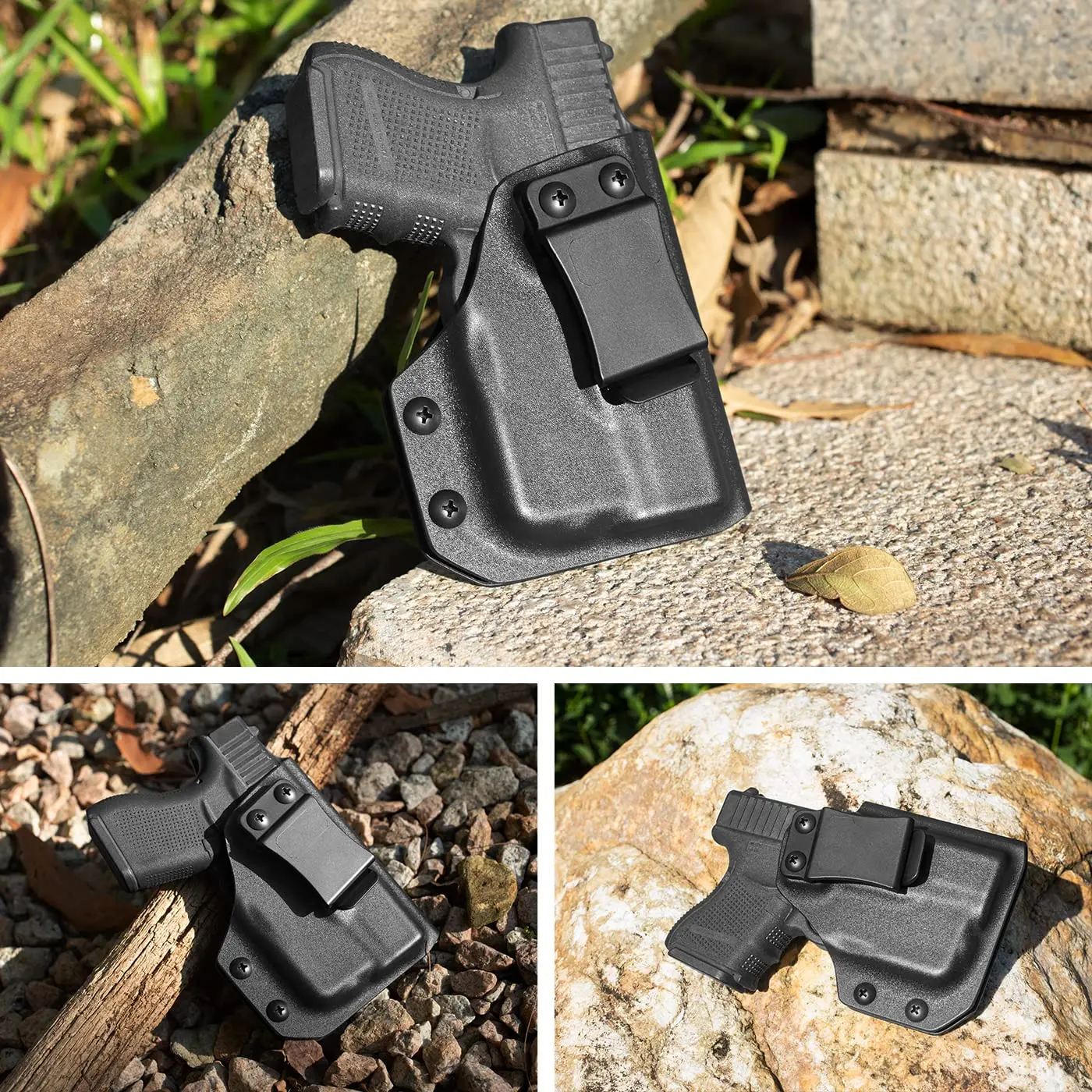 Funda oculta Glock 26 27 28 33 TLR-6 – Cinturilla táctica interior - imagen 2