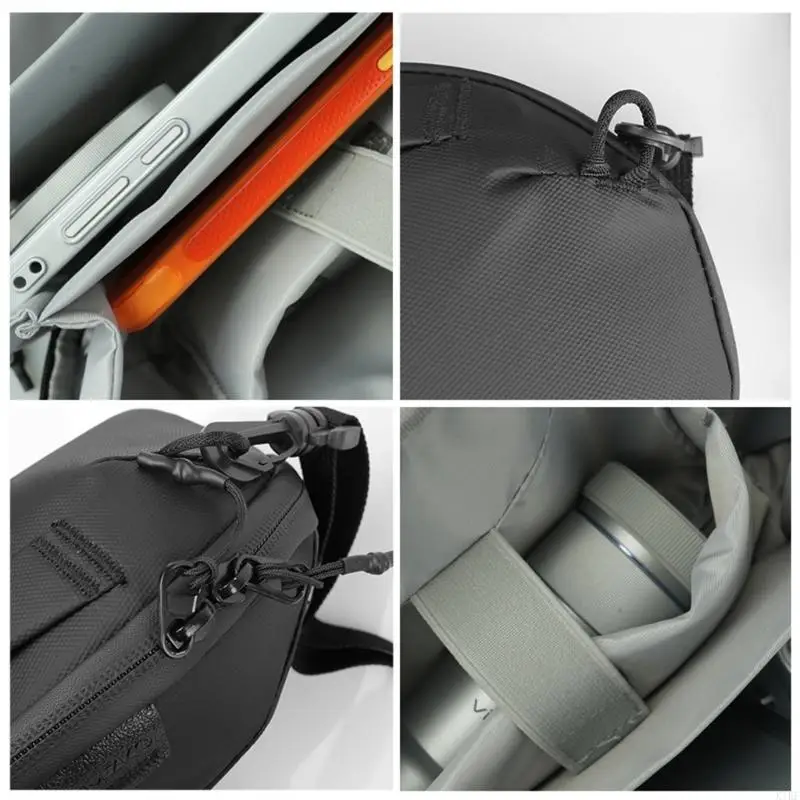 Bolsa bandolera Oxford impermeable para teléfono y llaves bolsillos - imagen 5