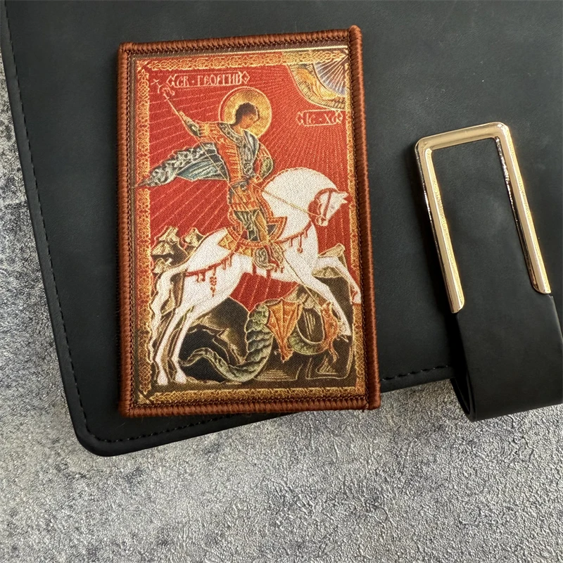 Parche táctico moral San Jorge y dragón – Insignia con velcro - imagen 5