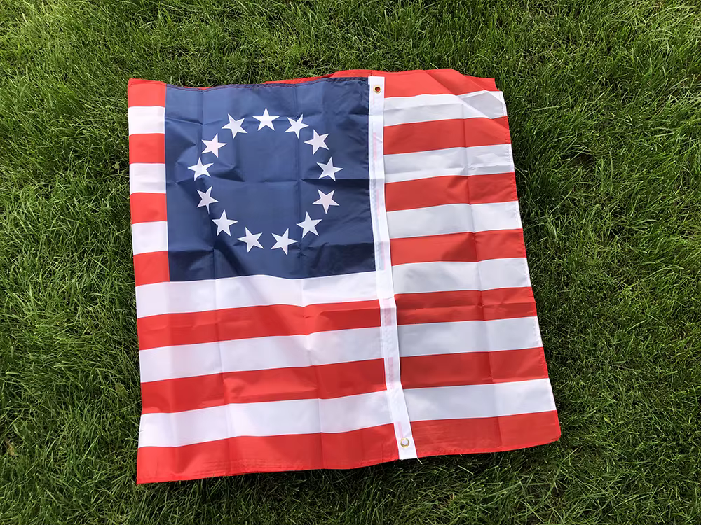 Bandera Betsy Ross 13 estrellas poliéster – Doble cara 90x150 cm - imagen 4