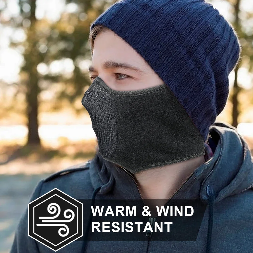 Cubrecuello termico balaclava esqui snowboard ciclismo senderismo - imagen 3