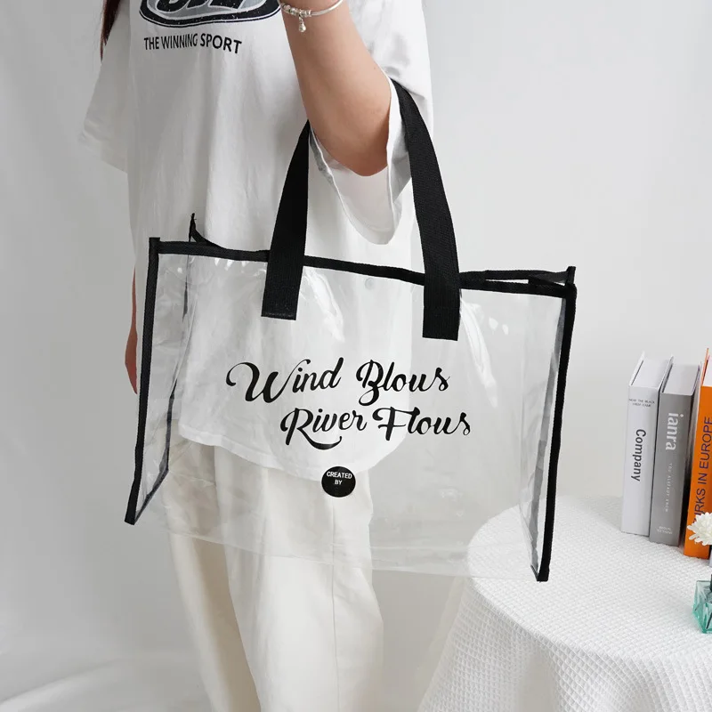 Bolsa estanca transparente PVC jelly impermeable gran capacidad - imagen 4