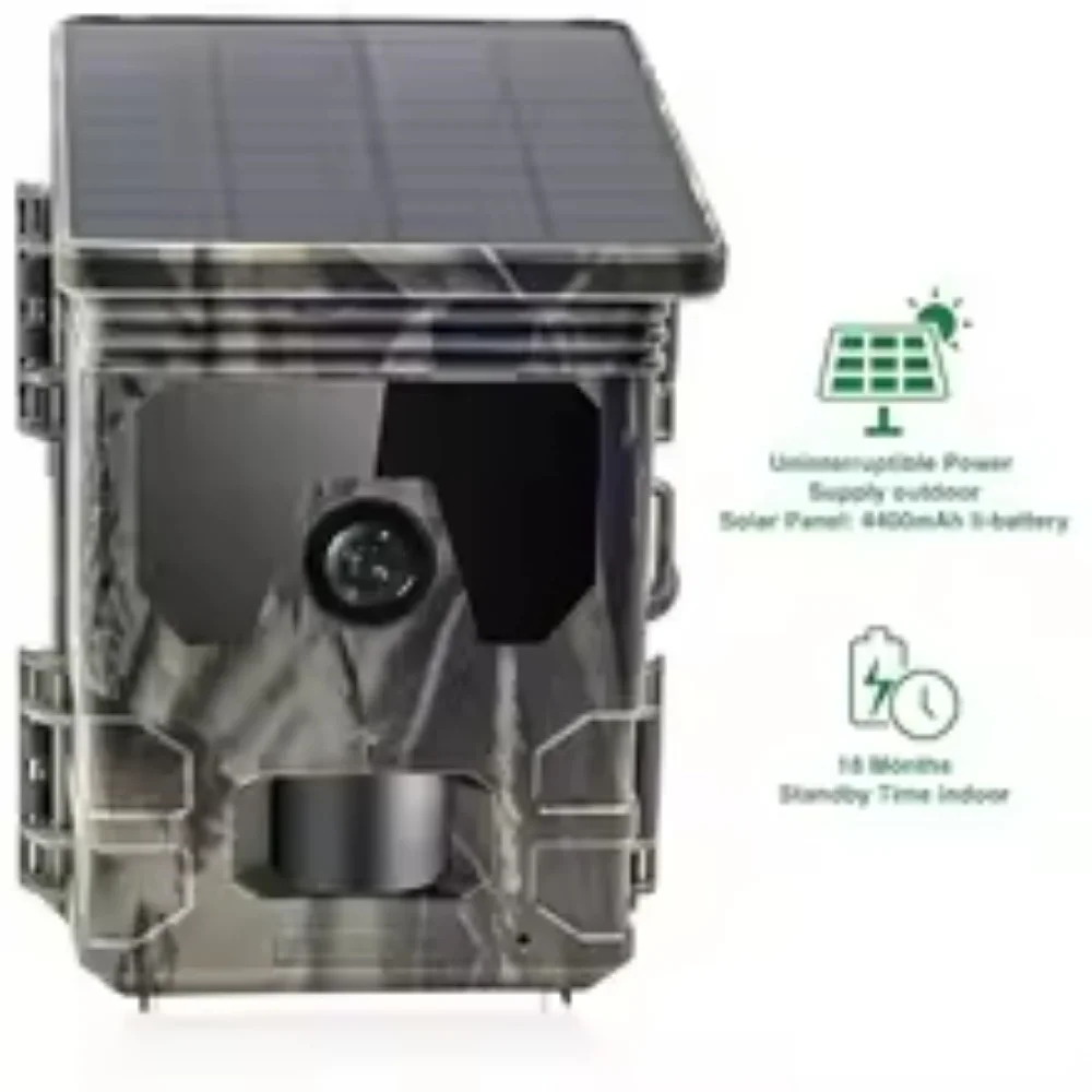 Cámara de caza solar visión nocturna, detección movimiento e impermeable - imagen 5