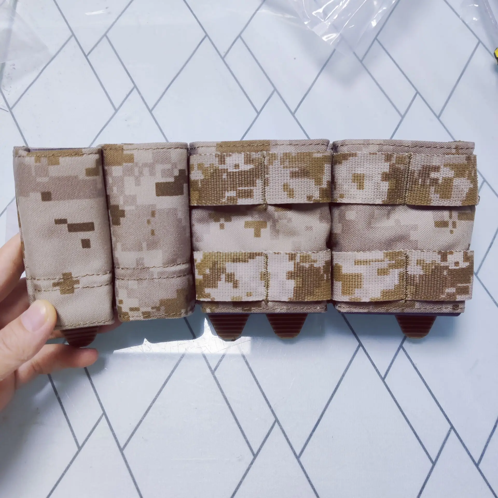 Camuflaje AOR1 táctico para exterior: chaleco de caza con bolsa - imagen 2
