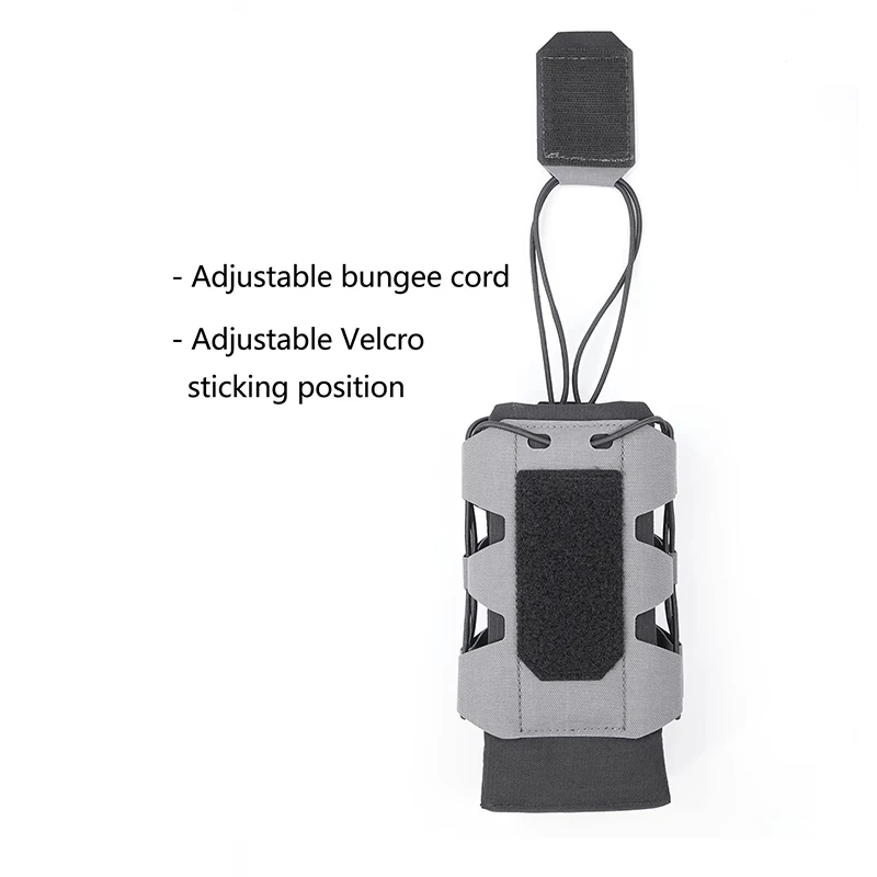 Bolsa táctica MOLLE DMGear para walkie talkie, funda de bolsillo