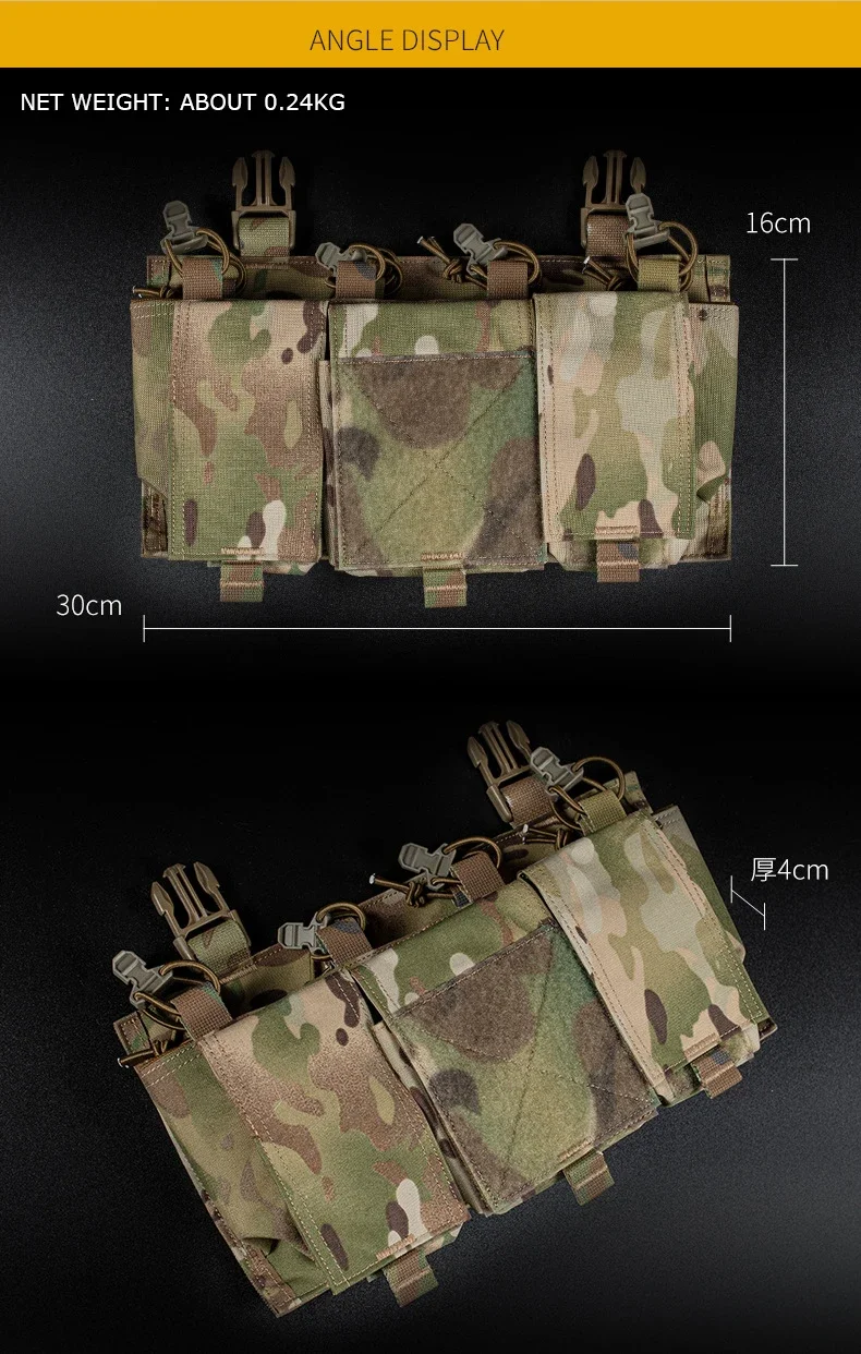 Portacargadores cuádruples para cargadores AR/M4