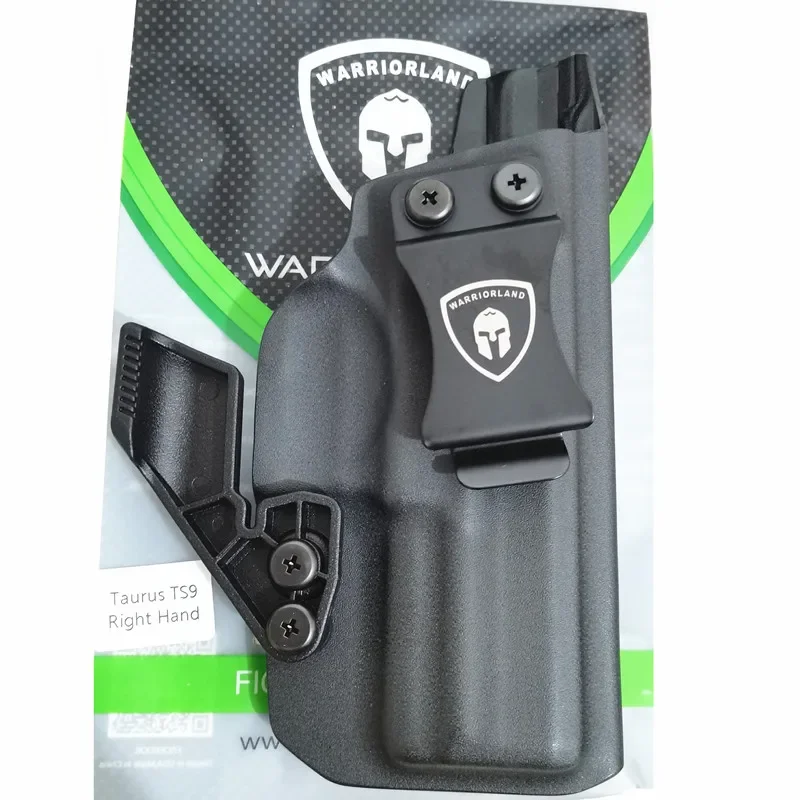 Funda Kydex IWB Taurus TS9 con clip de acero y gancho interior