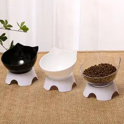Plato elevado para perros y gatos, cuello protegido ergonómico
