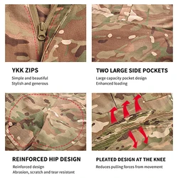 Uniforme táctico multicam ripstop – Multibolsillos para airsoft