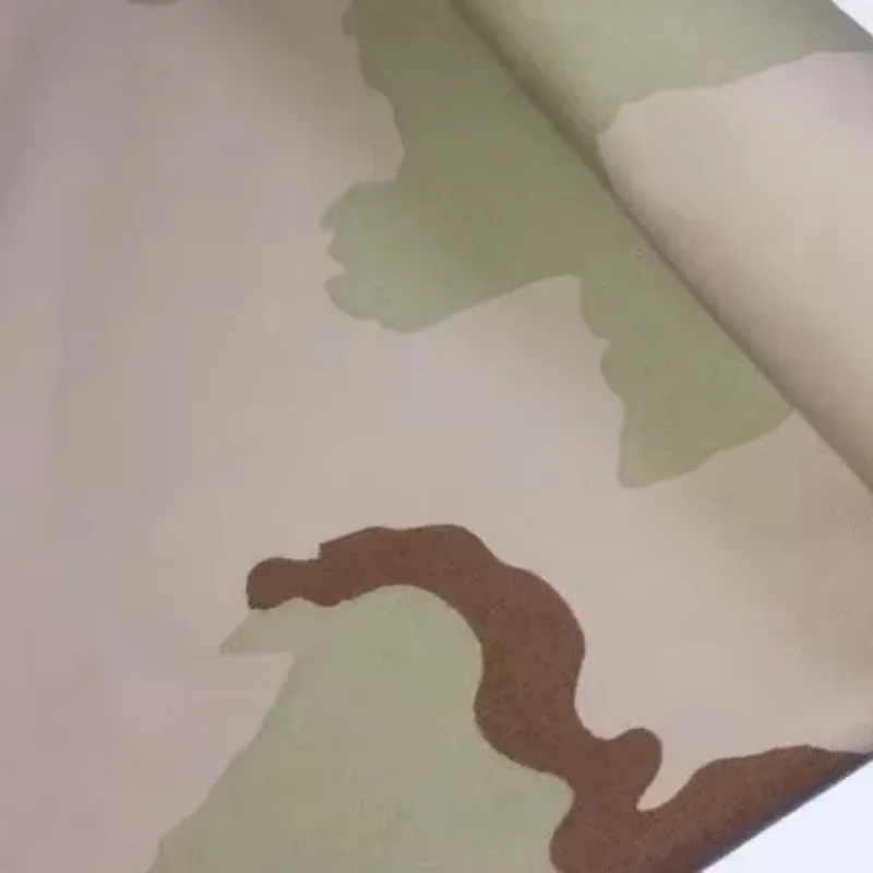 Tela camuflaje desierto sarga moteada, poliéster-algodón para costura