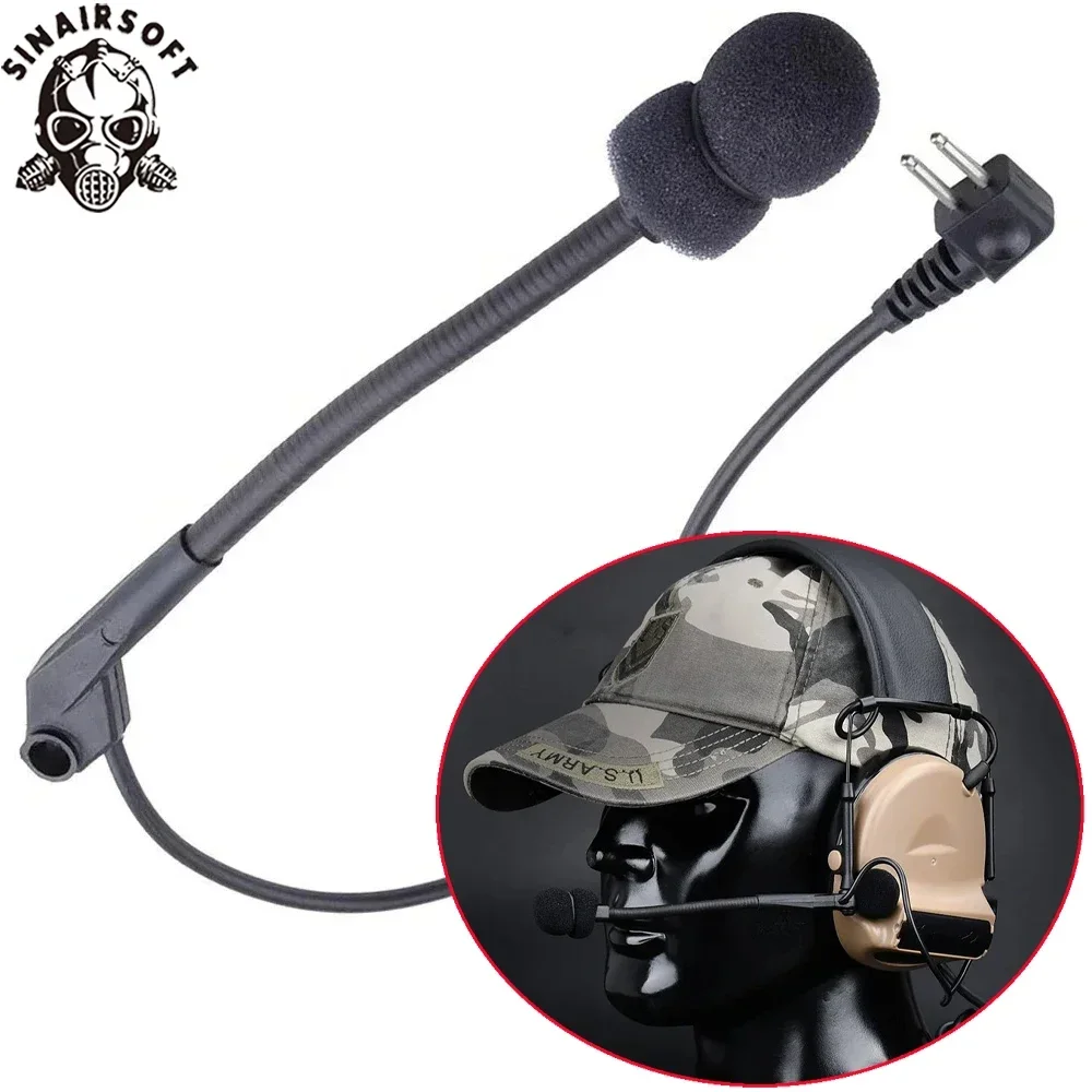 Micrófono táctico Z para auriculares COMTAC II, repuesto airsoft - imagen 3