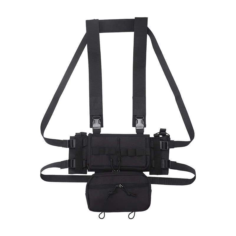 Plataforma de pecho táctica MK3 con micro chasis y bolsa H - imagen 3