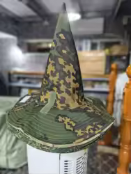 Sombrero de ala ancha con protección solar de punta