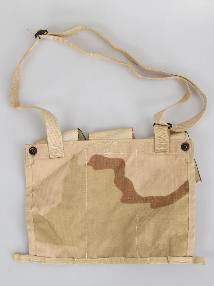 Bolsa táctica DCU camuflaje arena 6 clips MOLLE porta-herramientas
